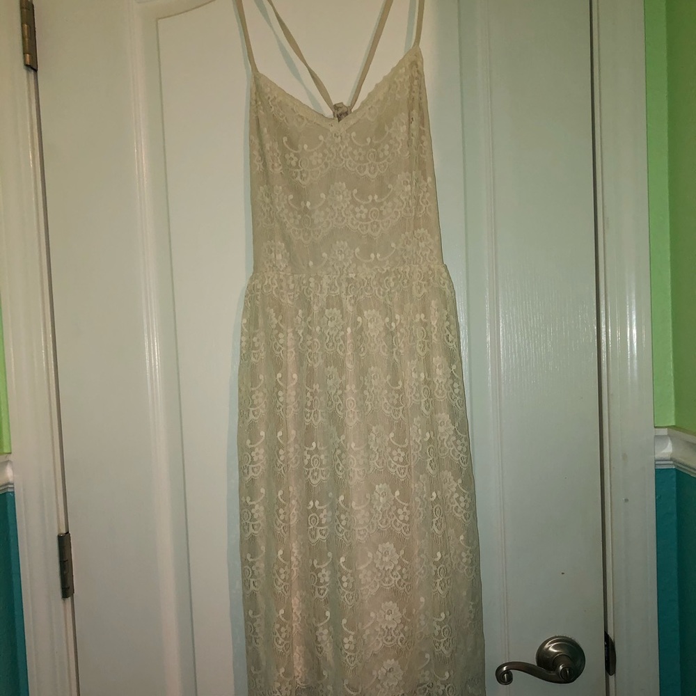 Abercrombie & Fitch Off White Dress